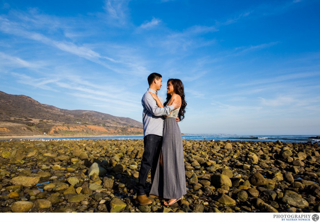 Leo-Carrillo-Beach-Engagement-Session-Malibu-sunset_0002