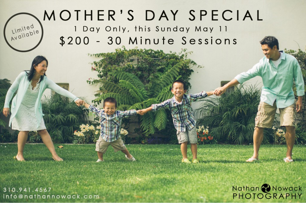 Featured image for “Mother’s Day Special 2014 – Mini-session on Sunday May 11th, 2014”